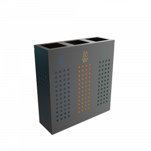 ALBRIS PC - poubelles de tri selectif en metal